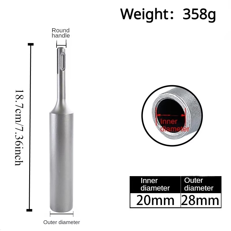 Earthing Grounding Rod - Отвертка для заземляющего стержня, 20 мм,
