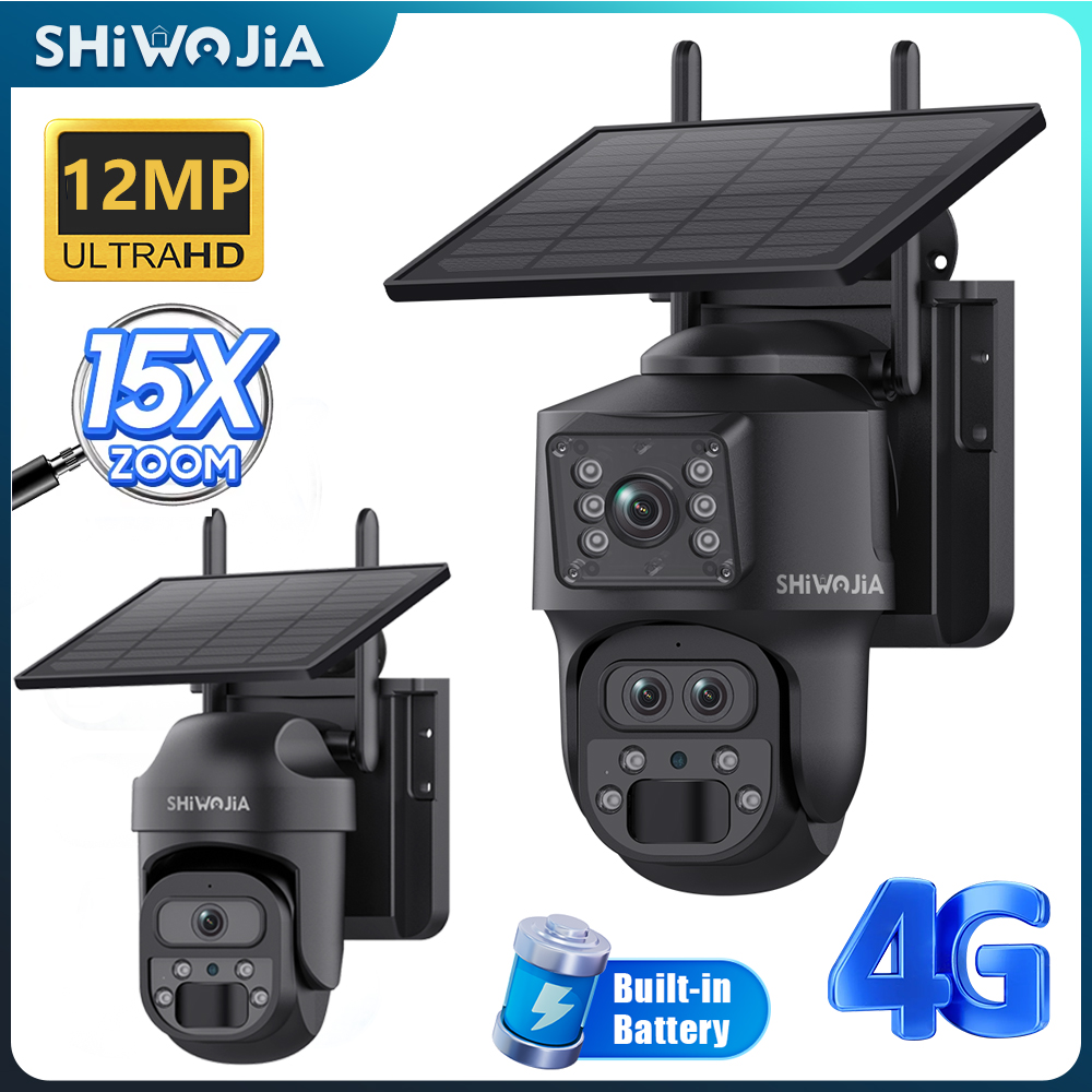 Solar Panel Tilt Mount - Солнечная камера SHIWOJIA с 15 зумом,