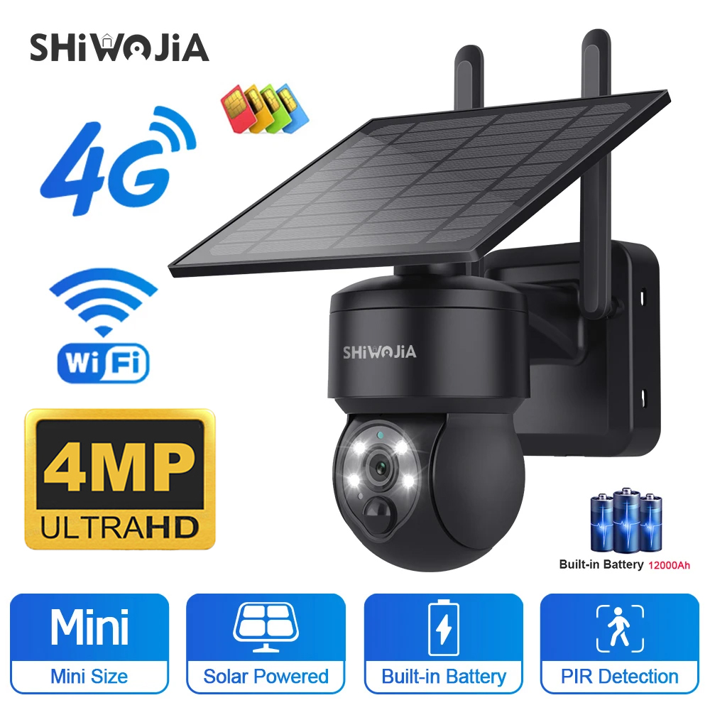 SHIWOJIA WIFI Беспроводная PTZ – обзор и цена Solar Panel Tilt Mount