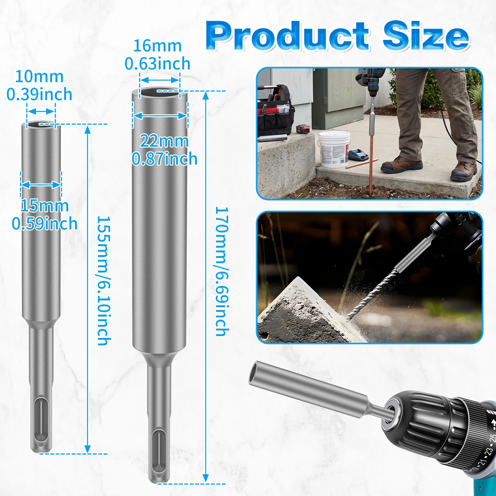Набор из 2 держателей SDS Plus – обзор и цена Earthing Grounding Rod