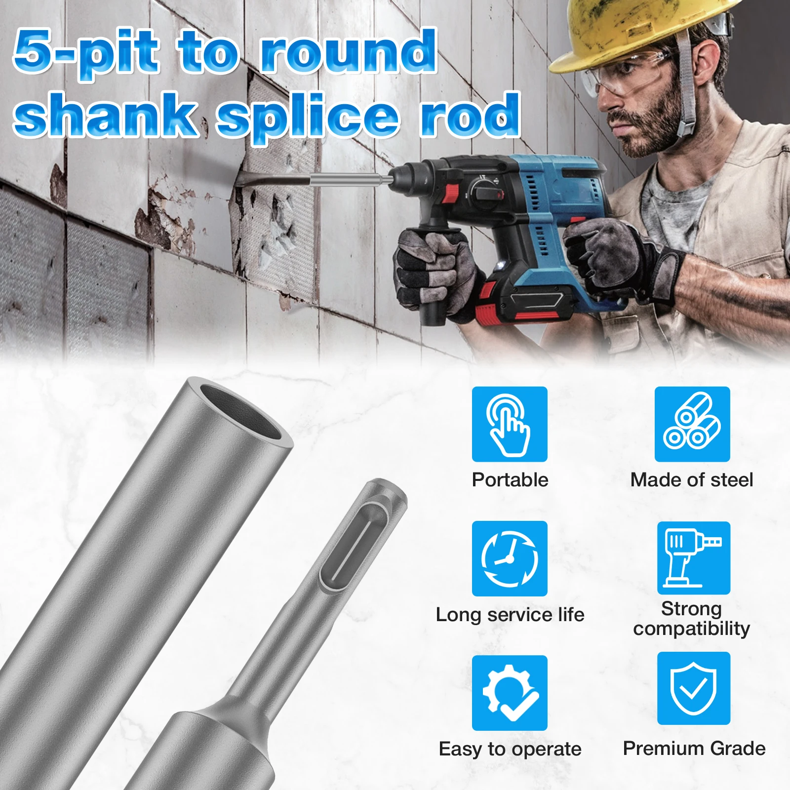 Набор из 2 держателей SDS Plus – обзор и цена Earthing Grounding Rod