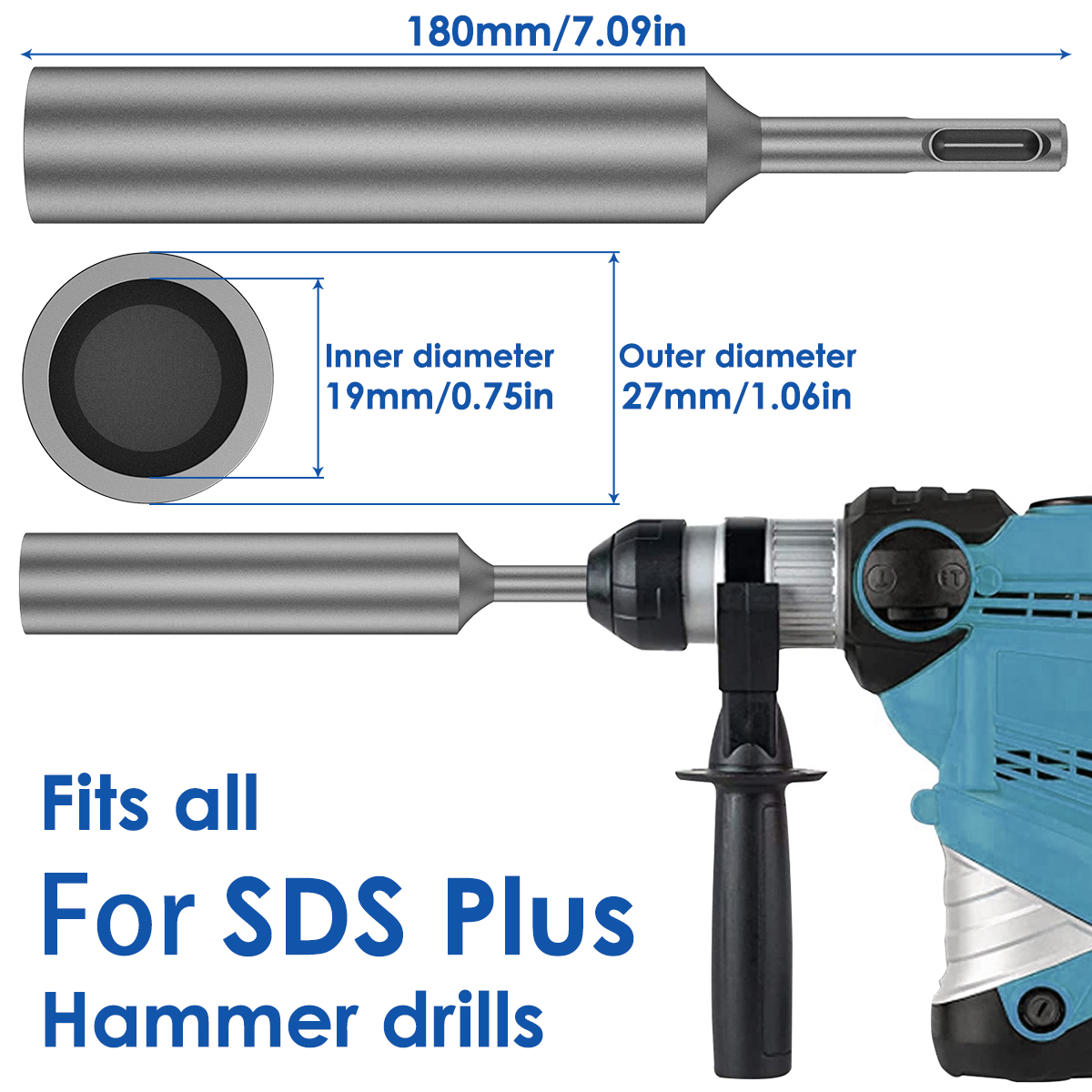 Насадка SDS Plus для забивания – обзор и цена Earthing Grounding Rod